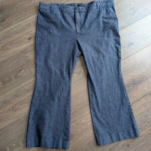 Banana Republic Cropped Flare Jeans Blue Denim Pants Plus Size 20L High Rise